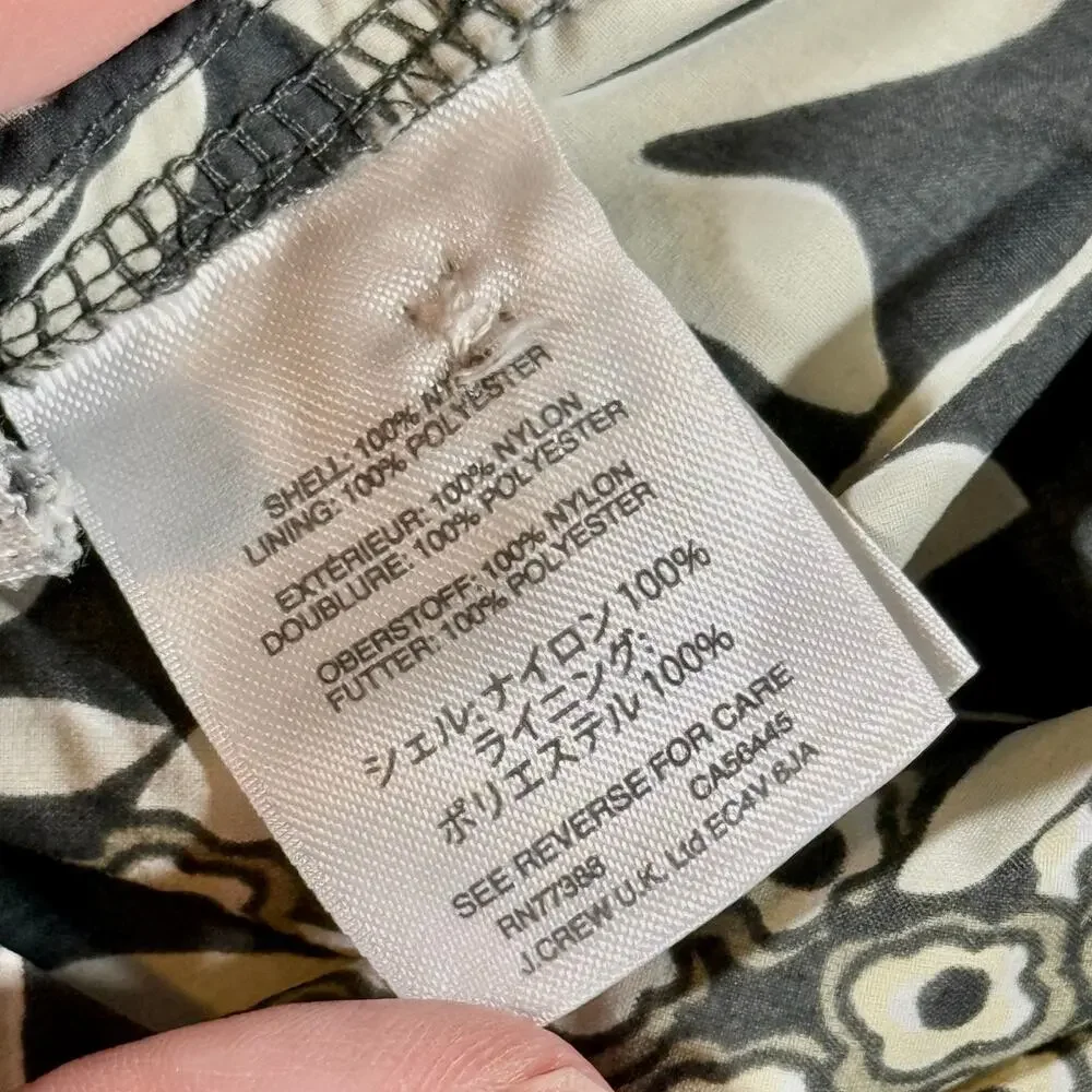 J. Crew Men's Medium Swimwear Multicolored Tropical Print Swimming Trunks Shorts